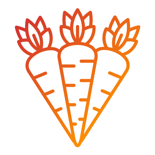 Carrots Generic Gradient icon