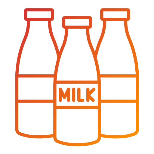 Бутылка молока Generic Gradient иконка
