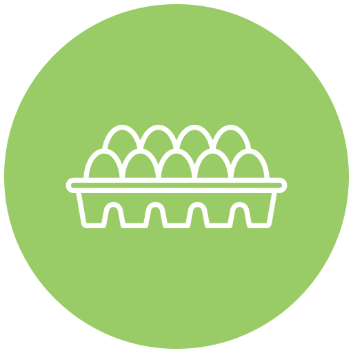 Egg carton Generic Flat icon