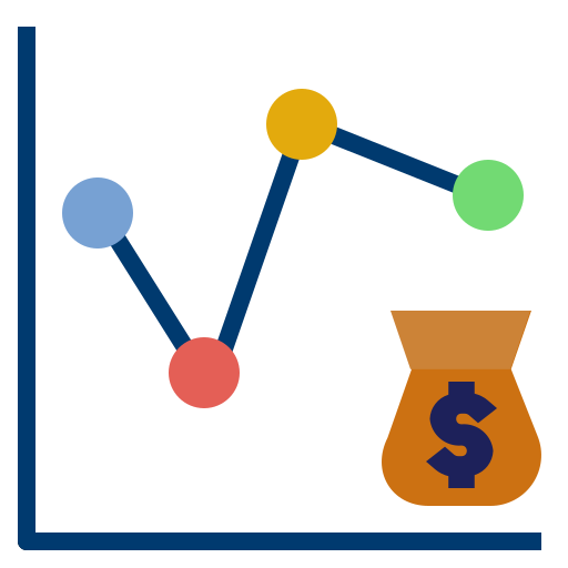 gráfico de linha Generic Flat Ícone