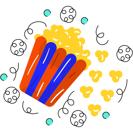 popcorn Generic Flat icoon