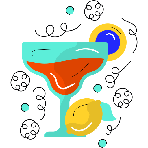 cocktail Generic Flat icoon