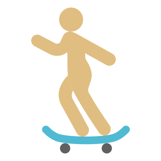 skateboard Generic Flat icon