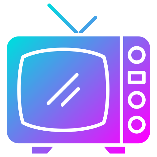 televisión Generic Flat Gradient icono