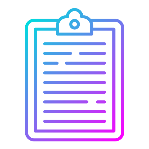 Clipboard Generic Gradient icon