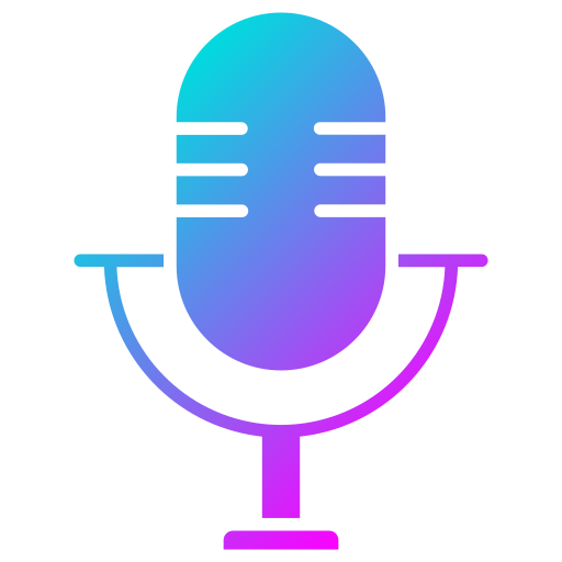 micrófono Generic Flat Gradient icono
