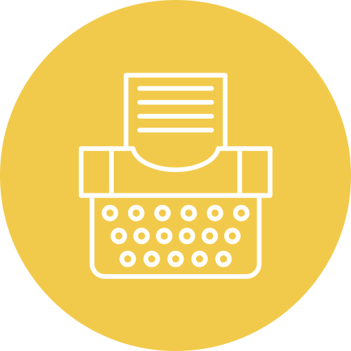 Typewriter Generic Flat icon