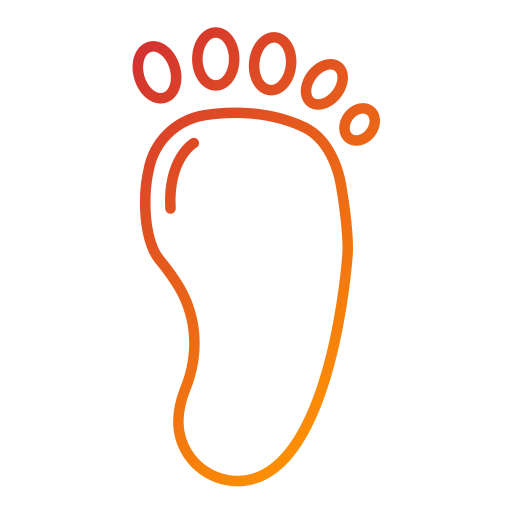 Footprint Generic Gradient icon