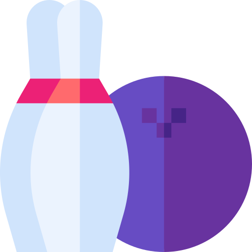 Bowling Basic Straight Flat icon