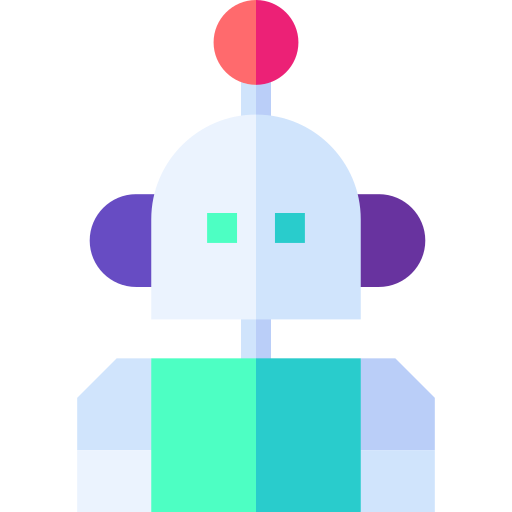 robot Basic Straight Flat icono