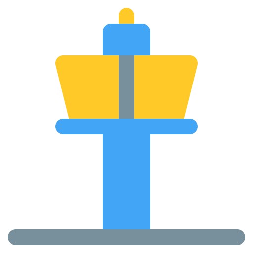 torre de control Generic Flat icono