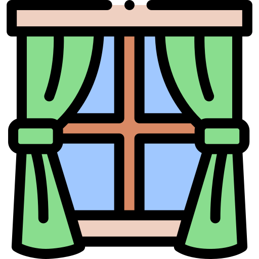 fenêtre Detailed Rounded Lineal color Icône