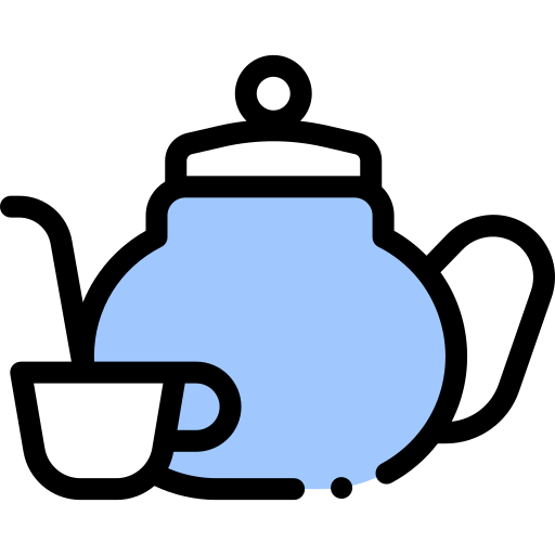 Чайник Detailed Rounded Lineal color иконка