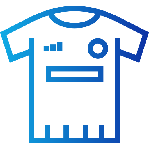 koszulka piłkarska Generic Gradient ikona