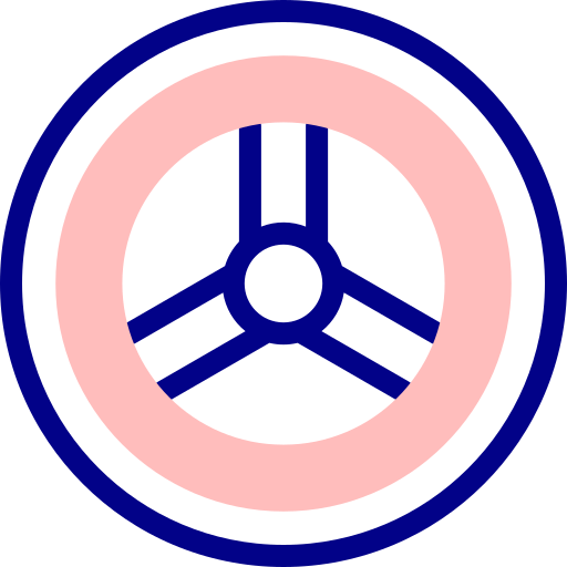 halterschijven Detailed Mixed Lineal color icoon