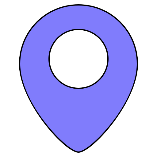 Location pin Generic Thin Outline Color icon