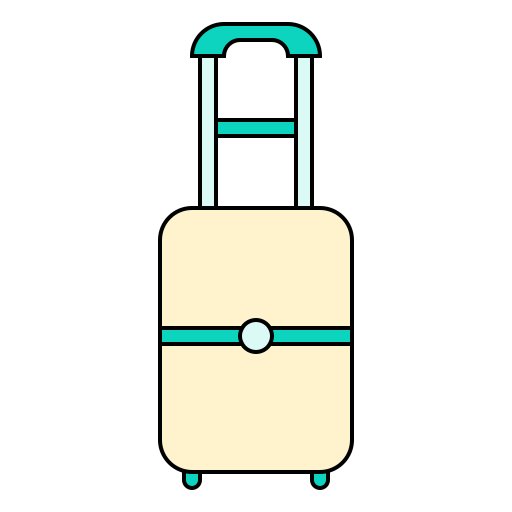 koffer Generic Thin Outline Color icon