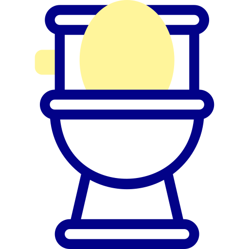 トイレ Detailed Mixed Lineal color icon