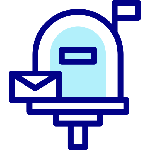 skrzynka pocztowa Detailed Mixed Lineal color ikona