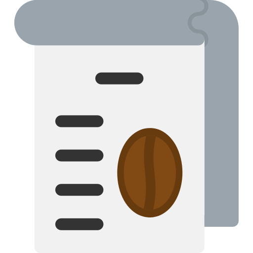 koffie menu Generic Flat icoon