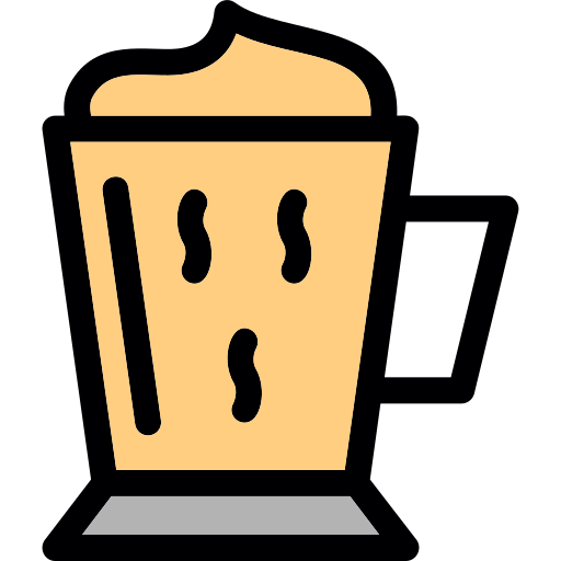 café latté Generic Outline Color icono