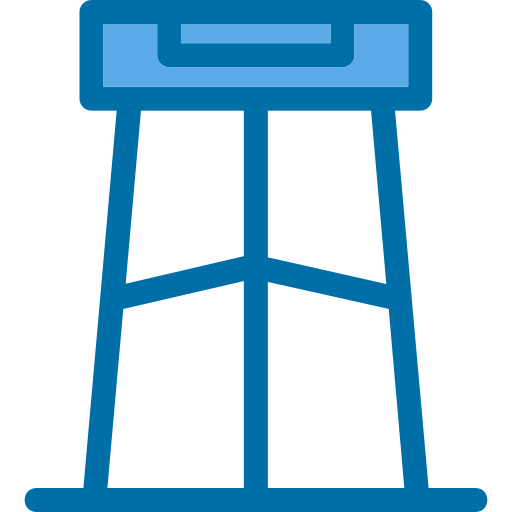 krzesło barowe Generic Blue ikona