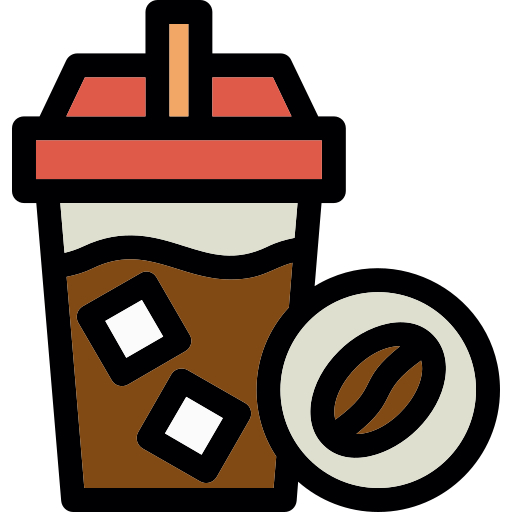 Холодный кофе Generic Outline Color иконка