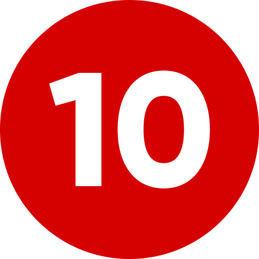 10番 Generic Flat icon
