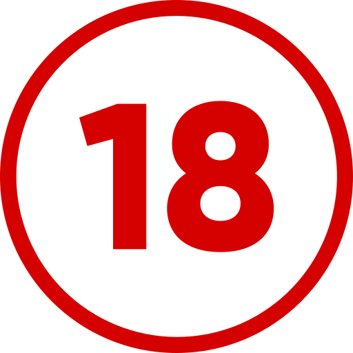 nummer 18 Generic Flat icoon