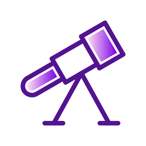 Telescope Generic Lineal Color Gradient icon