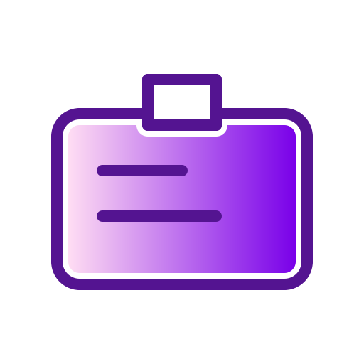 Id card Generic Lineal Color Gradient icon