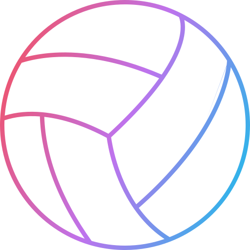волейбольный мяч Generic Gradient иконка