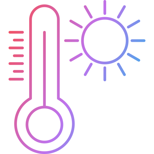 gorąca temperatura Generic Gradient ikona