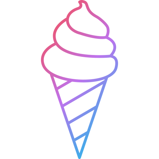 アイスクリーム Generic Gradient icon