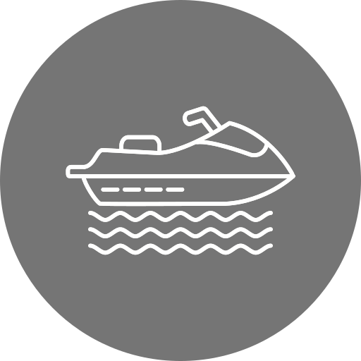 moto acuática Generic Circular icono