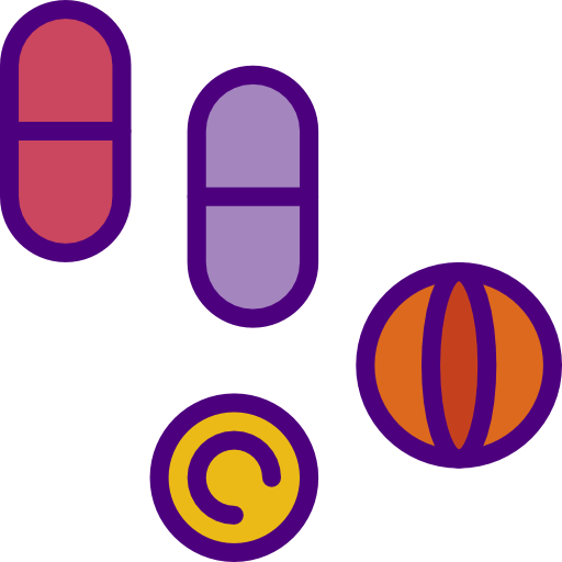 medicamento prettycons Lineal Color icono