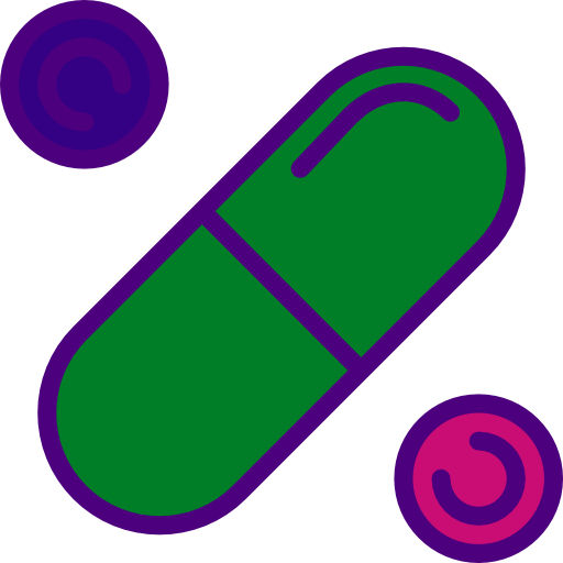 medicamento prettycons Lineal Color icono