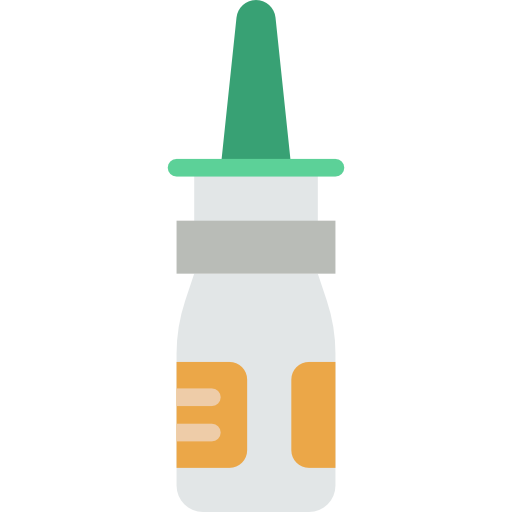 Nasal spray prettycons Flat icon