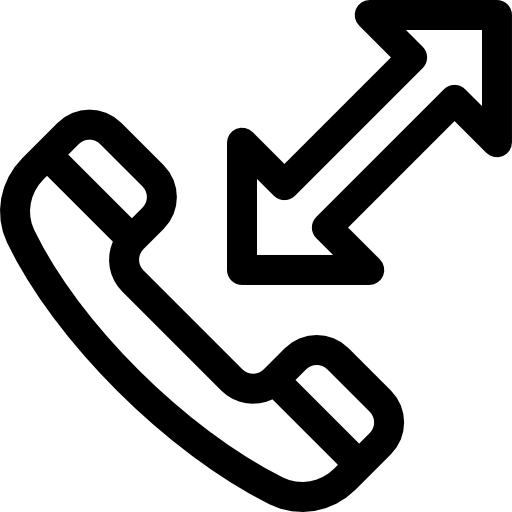 전화 Basic Rounded Lineal icon