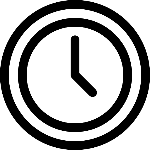 시각 Basic Rounded Lineal icon