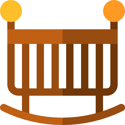 cuna Basic Rounded Flat icono