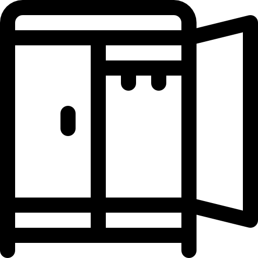 szafa Basic Rounded Lineal ikona