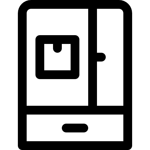 Fridge Basic Rounded Lineal icon