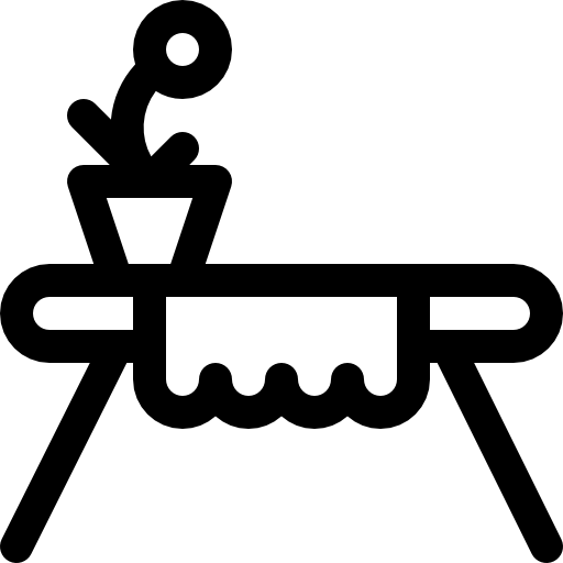tavolo Basic Rounded Lineal icona