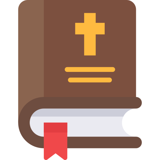 biblia Kawaii Flat ikona