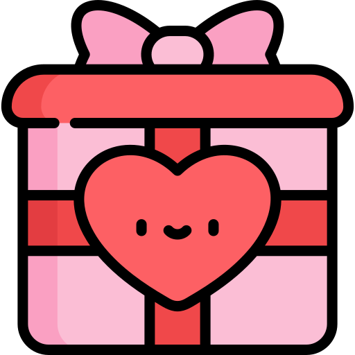 geschenkbox Kawaii Lineal color icon