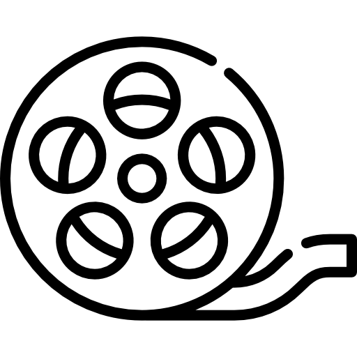pelicula Kawaii Lineal icono