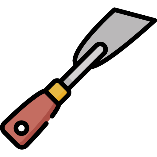 spatule Kawaii Lineal color Icône
