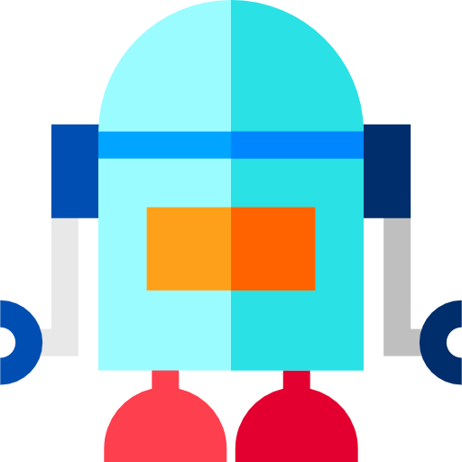 ロボット Basic Straight Flat icon