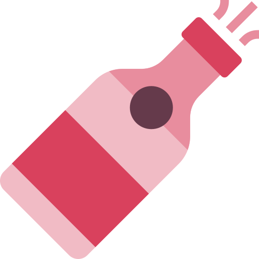 Champagne mynamepong Flat icon